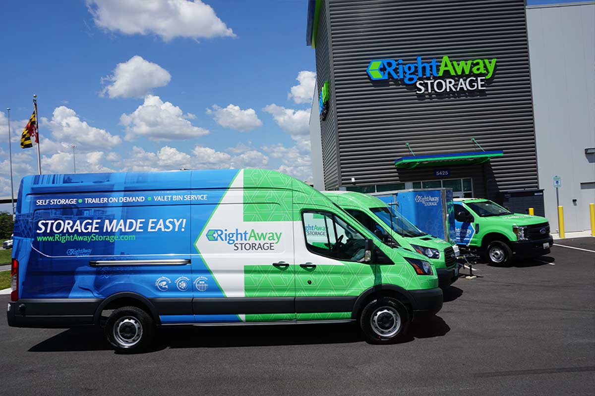 AP Corp wraps RightAway Storage fleet of vans